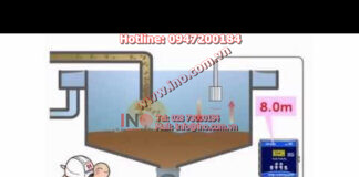 Đo mức bùn dùng WESS ENV100 với công nghệ siêu âm_ INO Việt Nam