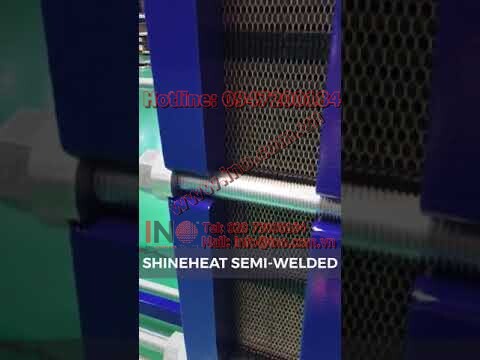 SHINEHEAT Semi-Welded Plate Heat Exchanger