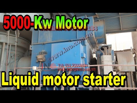 Liquid resistance motor starter. Liquid rheostat introduction and function. Motor starting methods