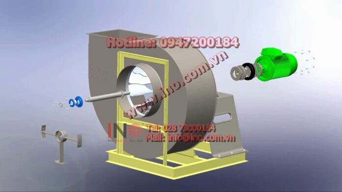 Backward Curved centrifugal Fan assembly