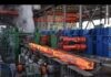 Induction heating furnace & rolling mill process steel plate