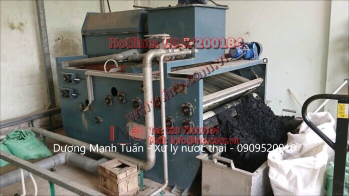 Môi trường – Xử lý nước thải – Thiết bị – MÁY ÉP BÙN BĂNG TẢI