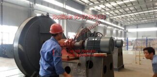 Running test of high pressure centrifugal blower—SIMO Blower