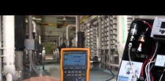 Testing a pressure transmitter with the Fluke-754 DPC