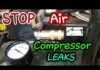 STOP Air Compressor Leak