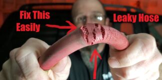 How to fix a leaking air hose (easy and cheap repair)