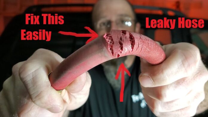 How to fix a leaking air hose (easy and cheap repair)