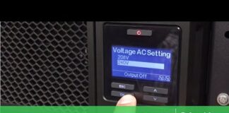 Configuring Smart-UPS Online SRT for 240V Output via Display | Schneider Electric Support