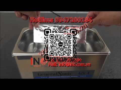 Testing the performance and quality of your ultrasonic cleaner – foil test