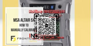 MSA ALTAIR 5X – How to Manually Calibrate