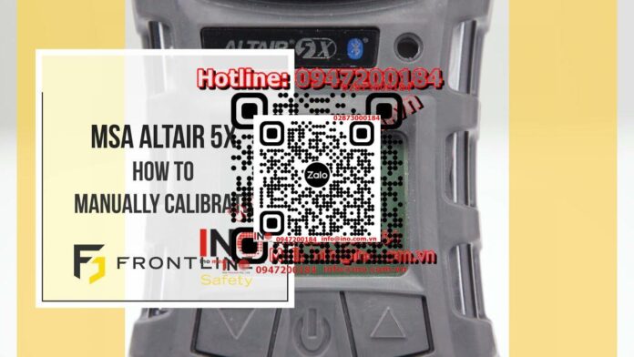 MSA ALTAIR 5X – How to Manually Calibrate
