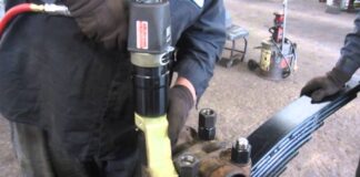 PNEUMATIC TORQUE WRENCH LEAF SPRING