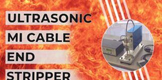 Ultrasonic MI Cable End Stripper