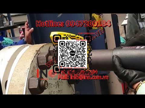 TorcUP Raptor Series Pneumatic Torque Wrench Demo on Oil & Gas Flange