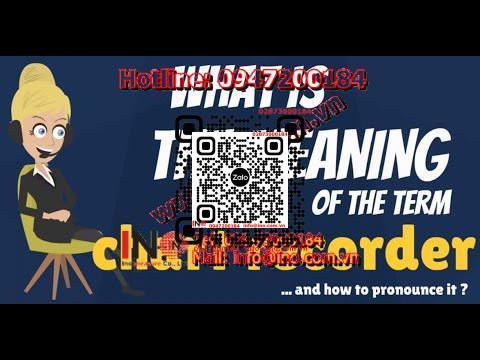 What is CHART RECORDER? What doe CHART RECORDER mean? CHART RECORDER meaning & explanation