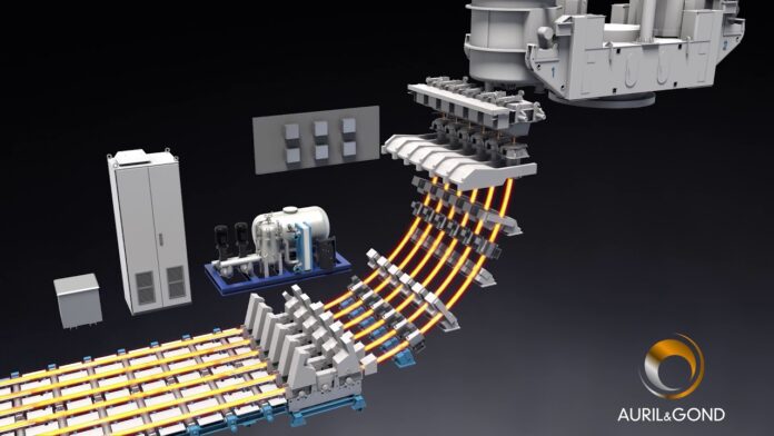 Electromagnetic stirrer for Continuous Casting Machine – AURIL&GOND –