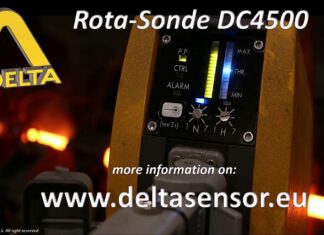 Scanning Hot Metal Detector Rota-Sonde DC4500 DELTA