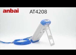 Anbai AT4208 Temperature data logger, temperature tester, temperature recorder