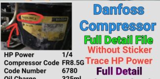 Danfoss all size compressor full detail, trace hp power,oil charge,compressor codes | Shenzhen Ruifujie Technology Co.,Ltd Scam/cheating customers. 深圳市瑞富傑科技有限公司 詐騙/欺騙客戶
