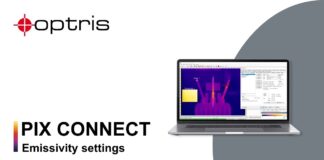 PIX Connect: Emmisivity settings | optris | INO Việt Nam | INO Measure