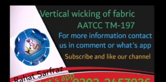 Vertical Wicking of Fabric | AATCC TM197 | Textile testing | INO Việt Nam | INO Measure