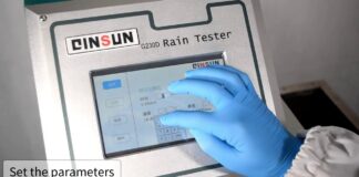 AATCC 35 Textile Fabric Rainproof Tester Manufacturer G230D | Rain Water Permeability Tester | INO Việt Nam | INO Measure