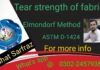 Tear strength of fabric | Elmendorf method | ASTM D 1424 | Textile testing | INO Việt Nam | INO Measure