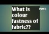 Lecture of Colour fastness testing, chemical testing in Textile
