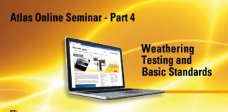 Atlas Online Seminar “Weathering Testing and Basic Standards”