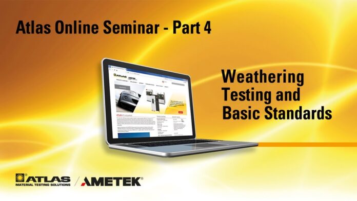 Atlas Online Seminar – Part 4: Weathering Testing and Basic Standards | INO Việt Nam | INO Measure