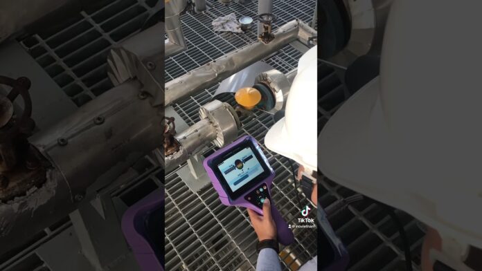 Sử dụng các dụng cụ hiện đại để kiểm tra bẫy hơi #Leakshooter #Steam_trap #Bẫy_hơi #Bảotrì