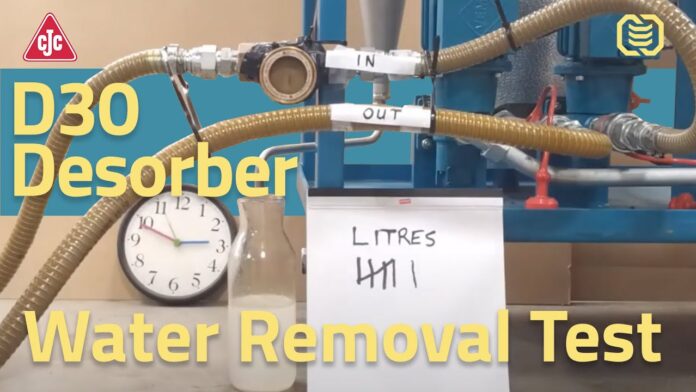 C.C.JENSEN D30 Desorber water removal demo | Việt Nam Distributor | INO Measure