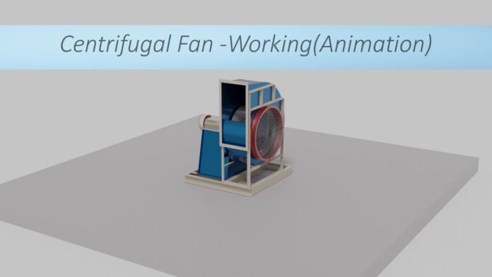 Centrifugal fan working (Animation)-Blender Software | Việt Nam Distributor | INO Measure