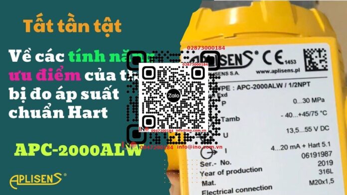 Cài đặt range đo cho thiết bị đo Áp suất chuẩn Hart Aplisens Việt Nam | APC-200ALW Aplisens | Việt Nam Distributor | INO Measure