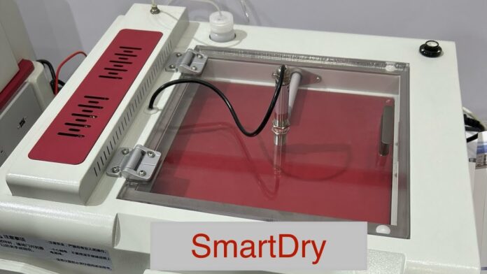 Review: Máy Thử Nghiệm Tốc Độ Khô của Vải – Drying Rate Tester – sản phẩm OEM SmartDry Solar S&S | Việt Nam Distributor | INO Measure