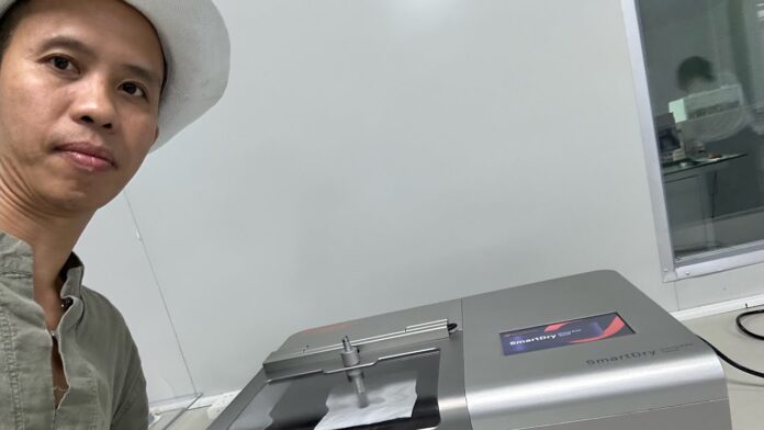 Khám phá thiết kế thông minh của máy thử nghiệm tốc độ khô của vải Drying Rate Tester – SmartDry | Việt Nam Distributor | INO Measure