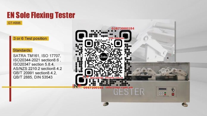 EN Sole Flexing Tester GT-KB06 | Việt Nam Distributor | INO Measure