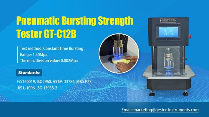 Fabric Pneumatic Bursting Tester – Constant Time Bursting Test method INO Việt Nam | Distributor