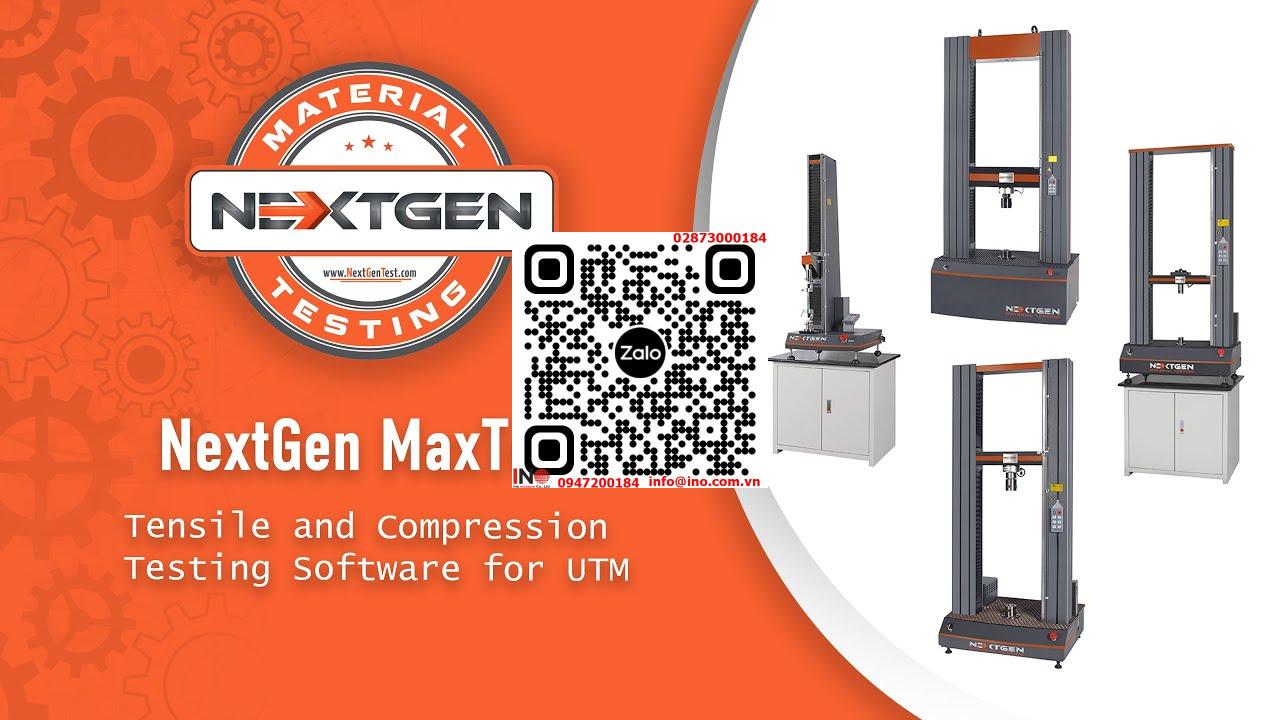 NextGen MaxTest Tensile/Compression UTM Testing Software | NextGen ...