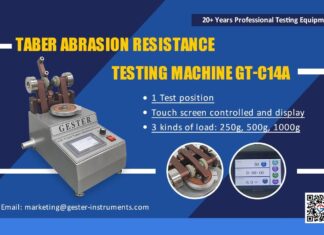 “Taber Abrasion Tester GT-C14A: Giải pháp tuyệt vời cho các bộ phận sản xuất và kiểm định công nghiệp”