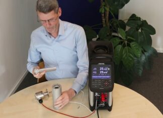 Sanitary Temperature Sensor Calibration Using Adapter for RTC 156 Clamp Insert – Tiết kiệm thời gian và đảm bảo độ chính xác trong thiết bị hiệu chuẩn