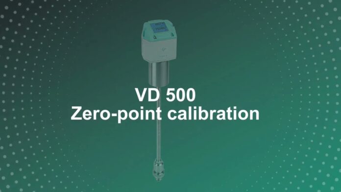 Tiêu đề: “Hướng dẫn cách thực hiện việc hiệu chuẩn điểm zero của VD 500 trong phòng thí nghiệm và tự động hóa công nghiệp”