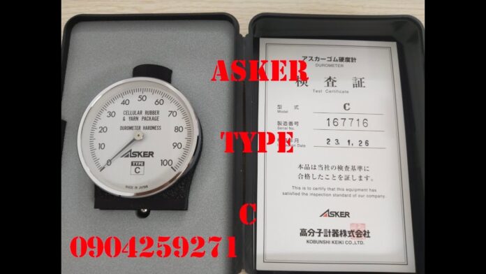 Đồng hồ đo độ cứng ASKER TYPE C – Giải pháp chính xác cho các ứng dụng công nghiệp