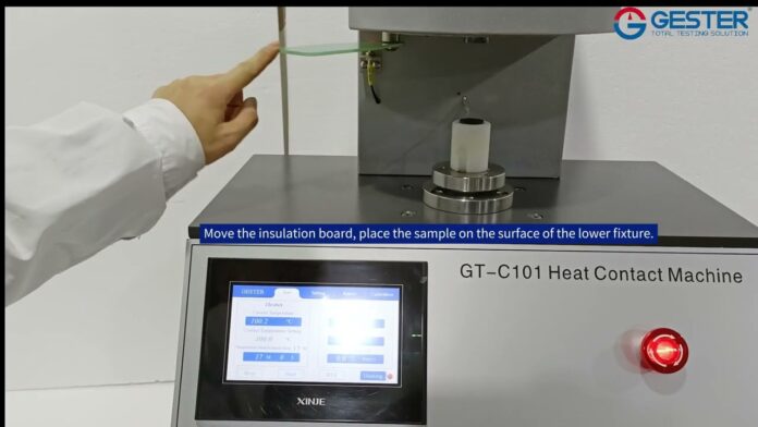 Tiêu đề: Thiết bị đo nhiệt EN407, EN702, ISO12127-1 Heat Contact Machine GT-C101 cho công nghiệp và phòng thí nghiệm