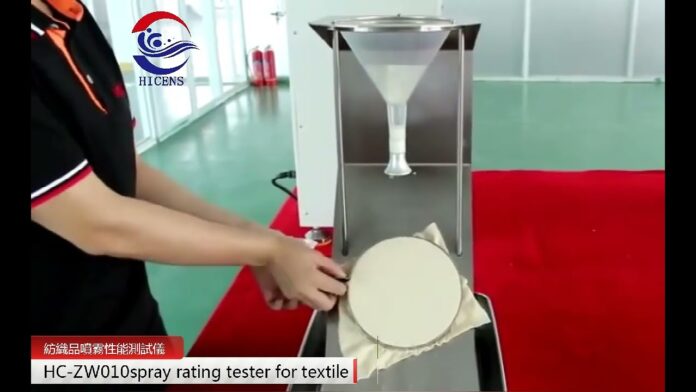 “HC ZW010 Fabric surface wettability tester – Thiết bị quan trọng cho quy trình sản xuất và kiểm soát chất lượng”