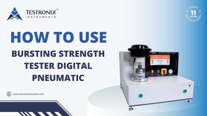 **BST Kiểm tra Độ Bền Bằng Khí Nén Kỹ Thuật Số| BST Tự Kẹp| Công ty Sản xuất Thiết bị Testronix**