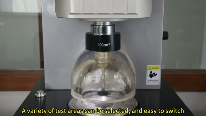 “Thiết bị đo lường độ bền vải YG(B)032Q (Pneumatic Burst) cho nhà máy và phòng thí nghiệm”