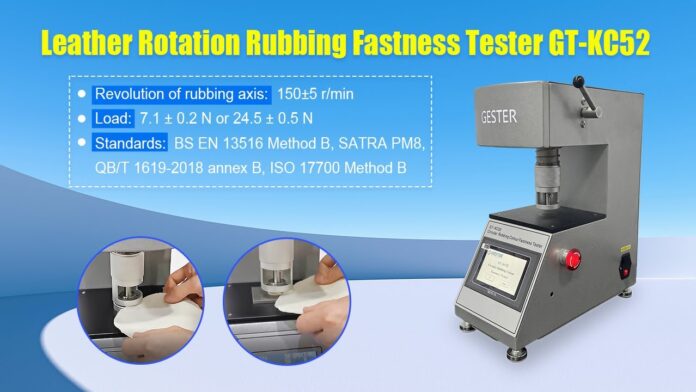Rub Fastness Tester for leather, plastics and fabric – Innovative Solutions for Industrial Quality Control