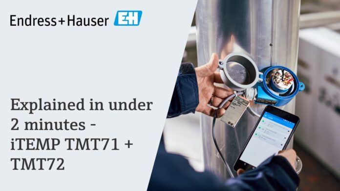 Bluetooth temperature transmitters iTEMP TMT72 / TMT71 | explained in under 2 minutes INO Việt Nam | Distributor