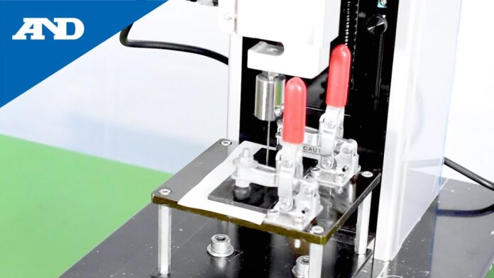 Cách lắp đặt giá đỡ thử đâm – Máy kiểm tra đàn hồi đa năng dòng MCT của Nhật